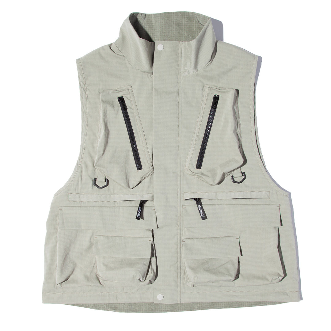 Gramicci By F/Ce. Hunting Vest Beige Gramicci
