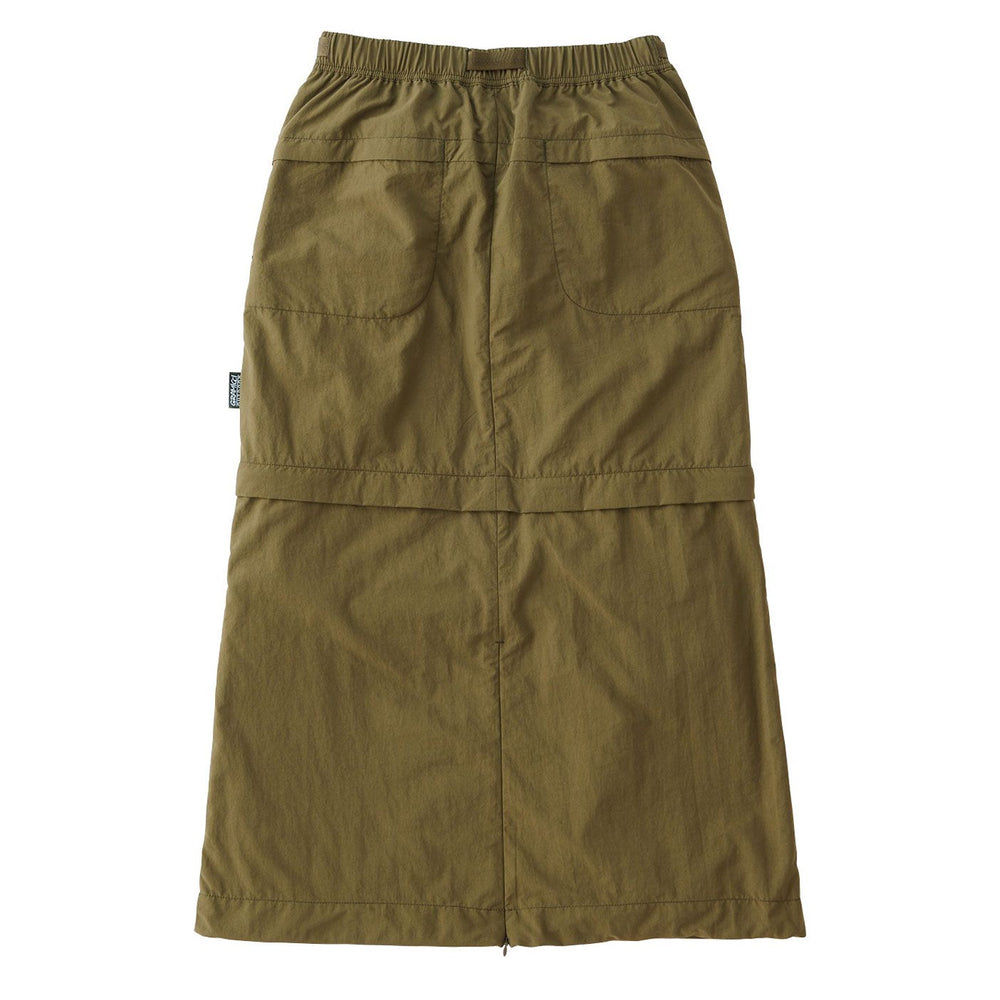 Gramicci Womens Convertible Micro Ripstop Skirt Army Green Gramicci