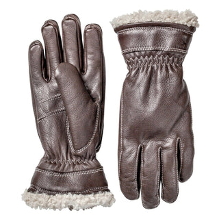 Hestra Deerskin Primaloft Glove Dark Brown Hestra