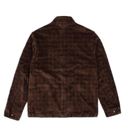 Hikerdelic Plaid Corduroy Track Jacket Brown Hikerdelic