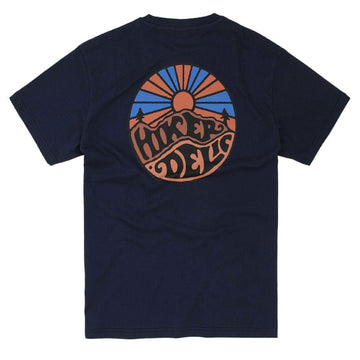 Hikerdelic Original Logo Short Sleeve T-Shirt Navy Hikerdelic