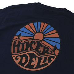Hikerdelic Original Logo Short Sleeve T-Shirt Navy Hikerdelic