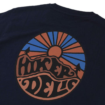 Hikerdelic Original Logo Short Sleeve T-Shirt Navy Hikerdelic