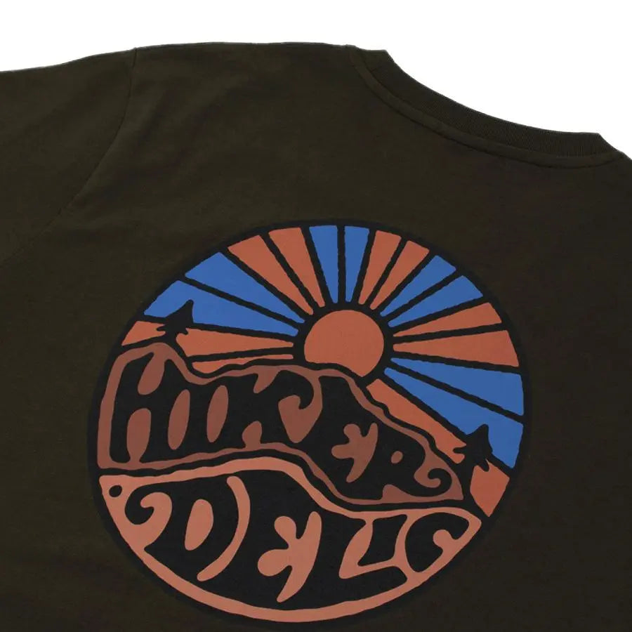 Hikerdelic Original Logo T-Shirt Military Green Hikerdelic