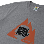 Hikerdelic Trek Your Head T-Shirt Grey Marl Hikerdelic
