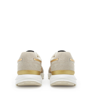 Diadora Women Kmaro 42 Metal Wax Trainers Seedpearl / Oyster Gray Diadora