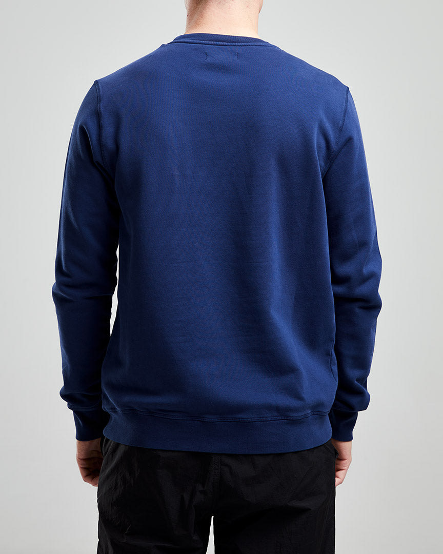 Left Hand Crew Sweatshirt Navy Left Hand