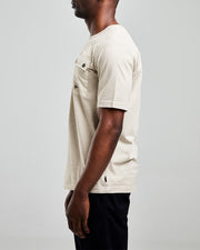 Left Hand Patch Pocket Tee Khaki Left Hand