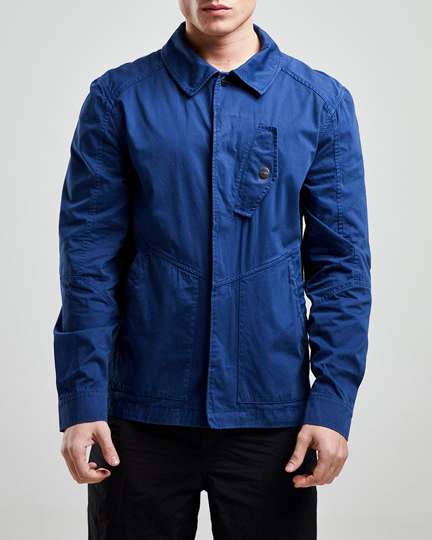 Left Hand Sesia Overshirt Navy Left Hand