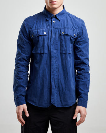 Left Hand Twin Pocket Shirt Navy Left Hand