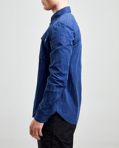 Left Hand Twin Pocket Shirt Navy Left Hand