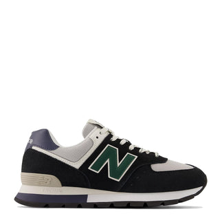 New Balance 574 Rugged Trainers Black / Green New Balance