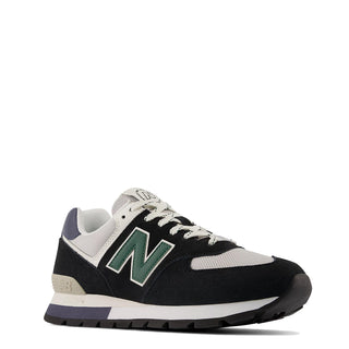 New Balance 574 Rugged Trainers Black / Green New Balance