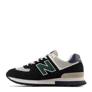 New Balance 574 Rugged Trainers Black / Green New Balance