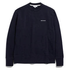 Norse Projects Arne Logo Sweat Dark Navy Norse Projects