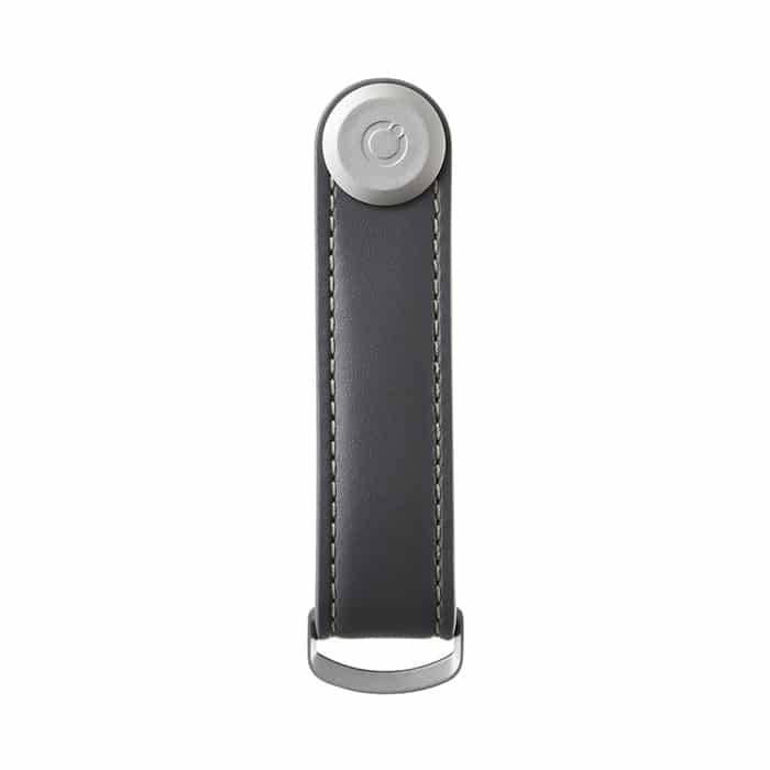 Orbitkey 2.0 Leather Keyring Charcoal / Grey Orbitkey