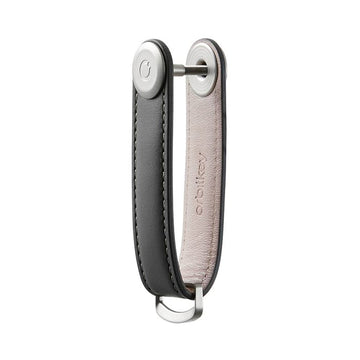 Orbitkey 2.0 Leather Keyring Charcoal / Grey Orbitkey