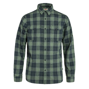 Fjallraven Ovik Travel Shirt LS Dark Navy / Patina Green Fjallraven