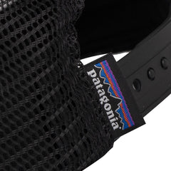 Patagonia P-6 Logo LoPro Trucker Hat Black Patagonia