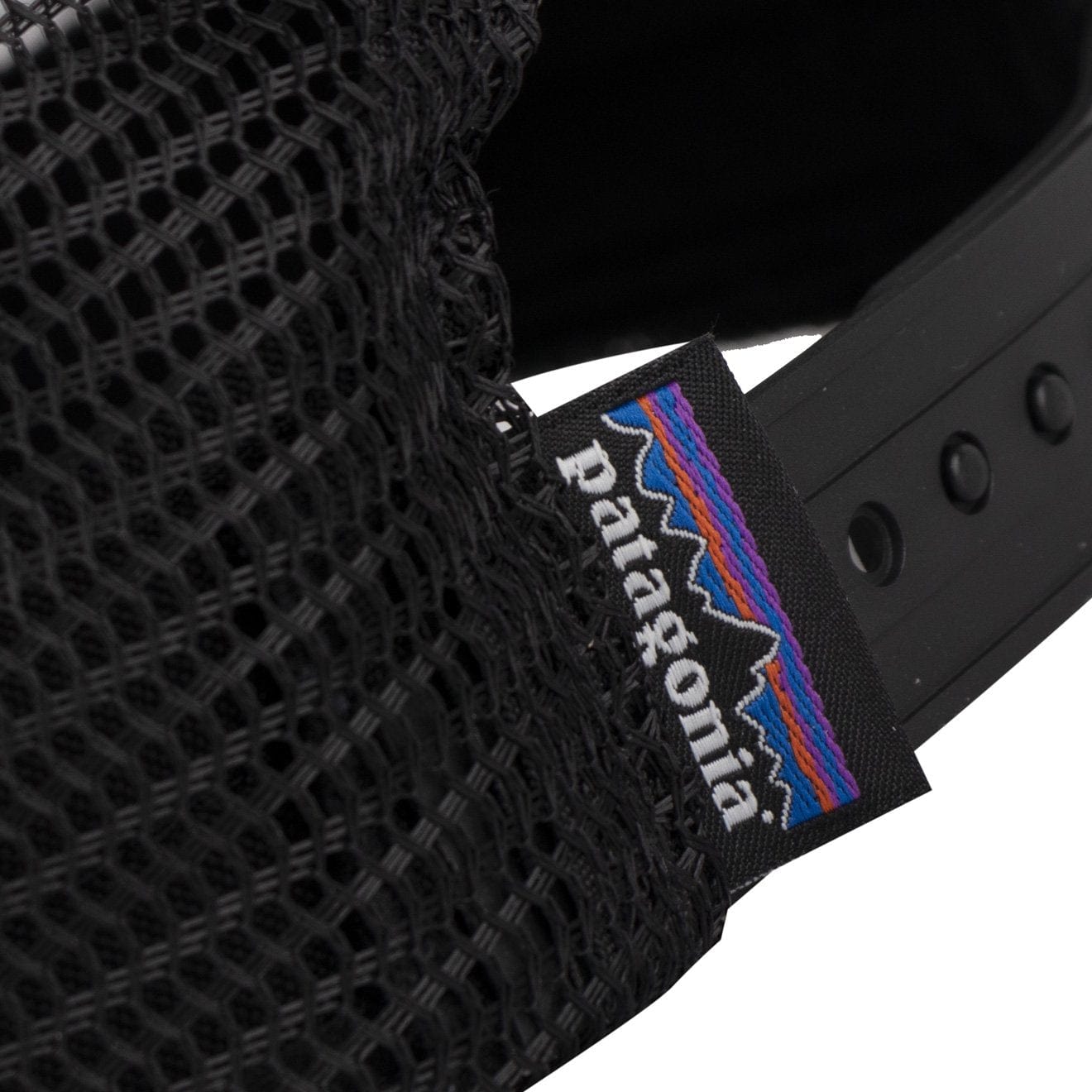 Patagonia P-6 Logo LoPro Trucker Hat Black Patagonia