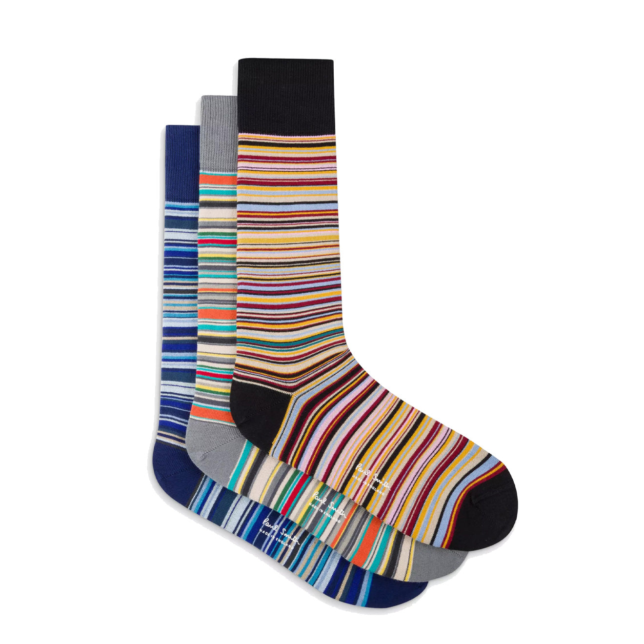 Paul Smith Signature 3 Pack Socks Multi Paul Smith