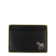 Paul Smith Zebra Credit Card Wallet Black Paul Smith