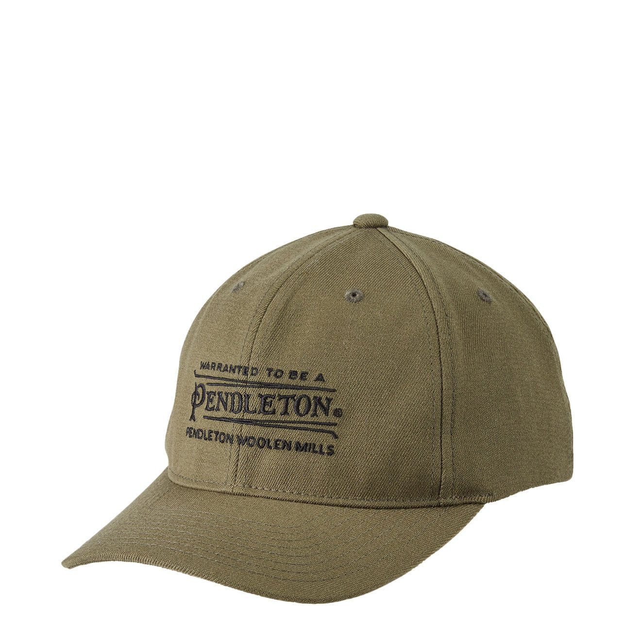 Embroidered Hat Olive Green