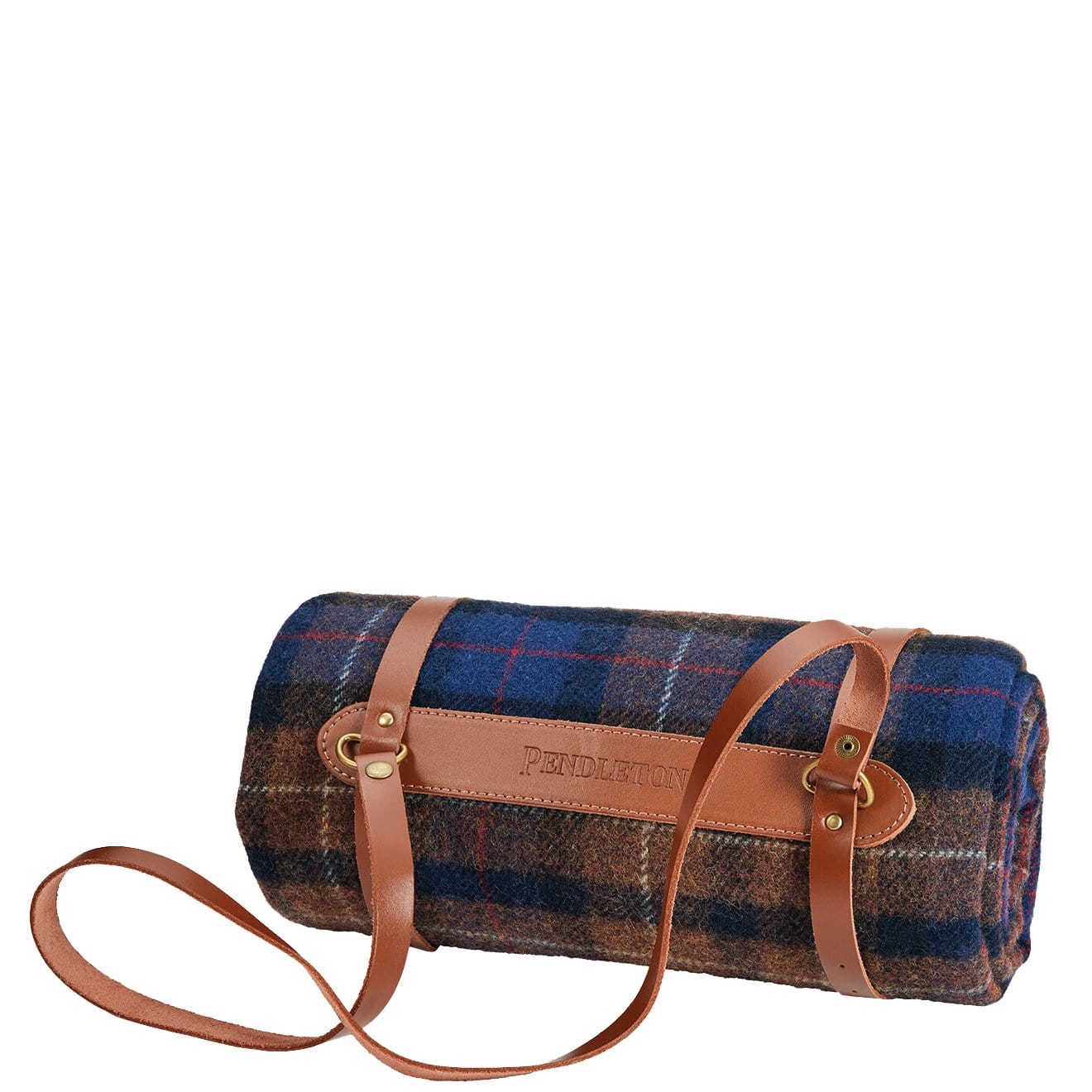 Motor Robe Leather Carrier Shelter Bay Plaid
