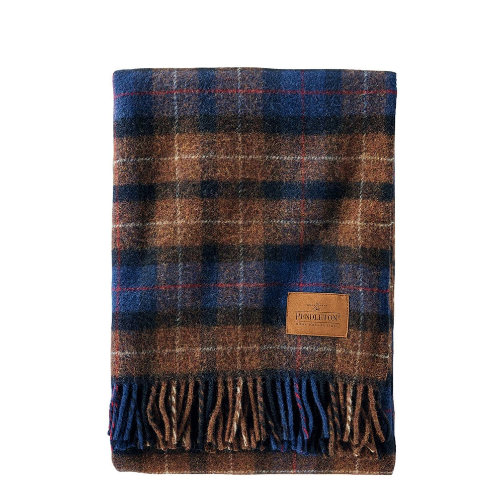 Pendleton Motor Robe with Leather Carrier Shelter Bay Plaid Pendleton