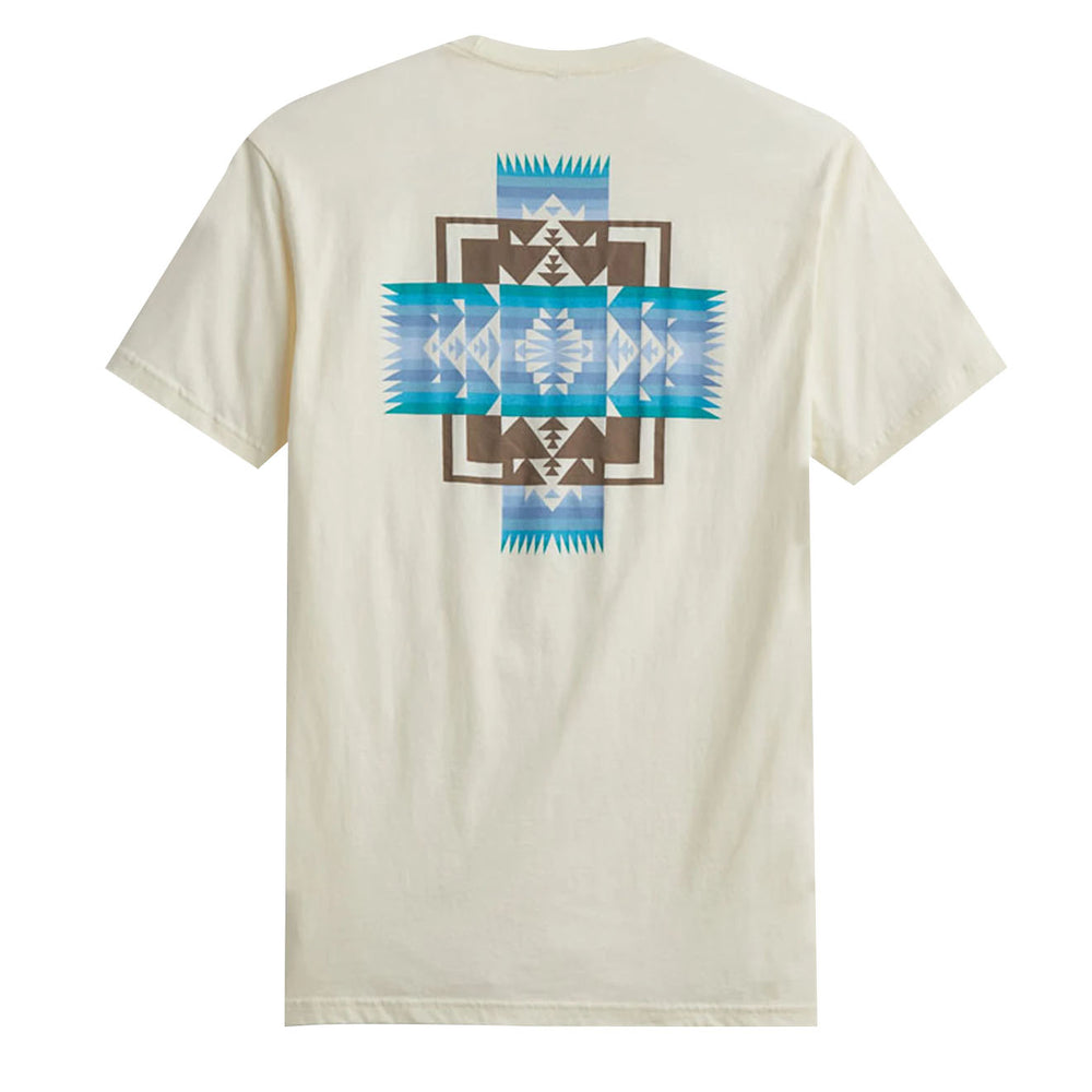 Pendleton Chief Joesph Graphic Tee Natural / Light Blue Pendleton