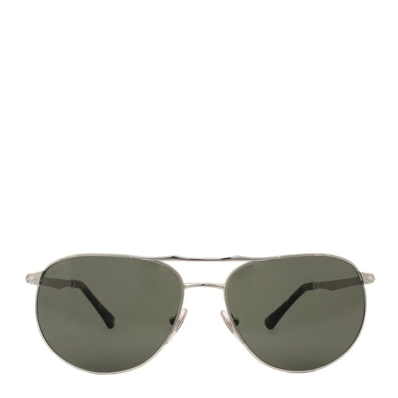Persol 0PO2455S 518/31 60 Sunglasses Silver / Green Persol
