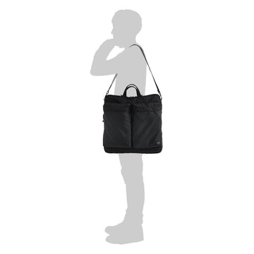 Porter-Yoshida and Co Force 2-Way Helmet Bag Black Porter-Yoshida and Co