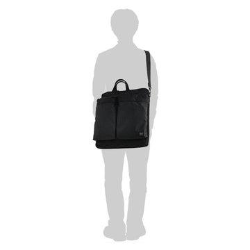 Porter-Yoshida and Co Force 2-Way Helmet Bag Black Porter-Yoshida and Co