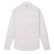 Portuguese Flannel Mao Suave Shirt White / Grey Stripe Portuguese Flannel