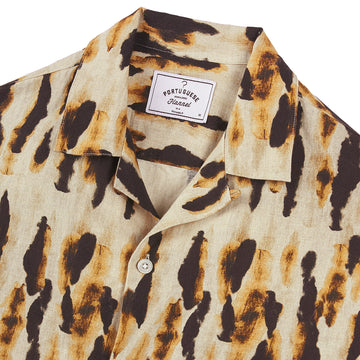Portuguese Flannel Borra Shirt Mustard Portuguese Flannel