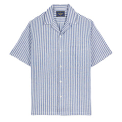 Portuguese Flannel Shirt Jacquard Chambray Portuguese Flannel