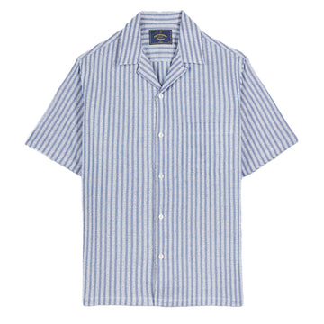 Portuguese Flannel Shirt Jacquard Chambray Portuguese Flannel