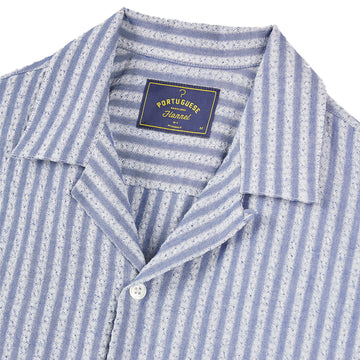 Portuguese Flannel Shirt Jacquard Chambray Portuguese Flannel