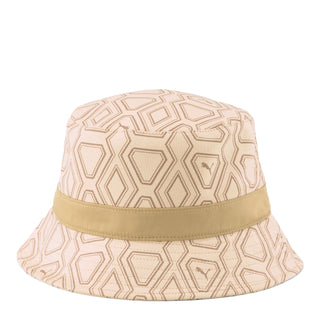 Puma Womens Luxe Sport Bucket Hat Light Sand / Tigers Eye / AOP Puma