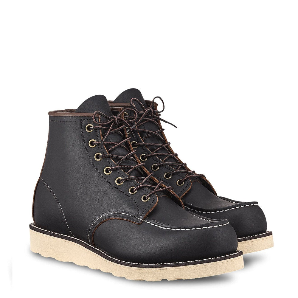 Red Wing 6-inch Classic Moc Boot Black Prairie Red Wing