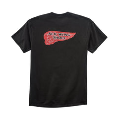 Red Wing Heritage Logo T-Shirt Black Red Wing