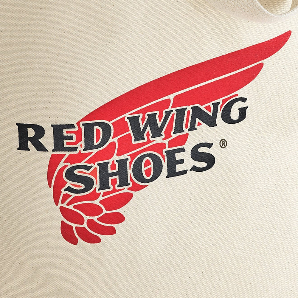 Red Wing Canvas Tote Bag Natural Red Wing
