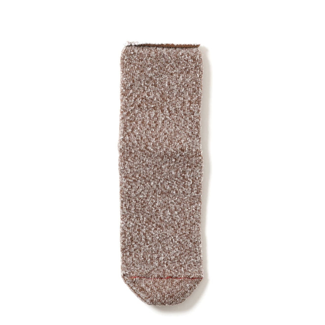 RoToTo Double Face Room Socks Thermo Fleece Brown RoToTo