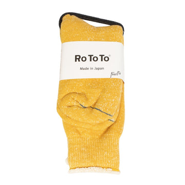 RoToTo Double Face Socks Yellow RoToTo