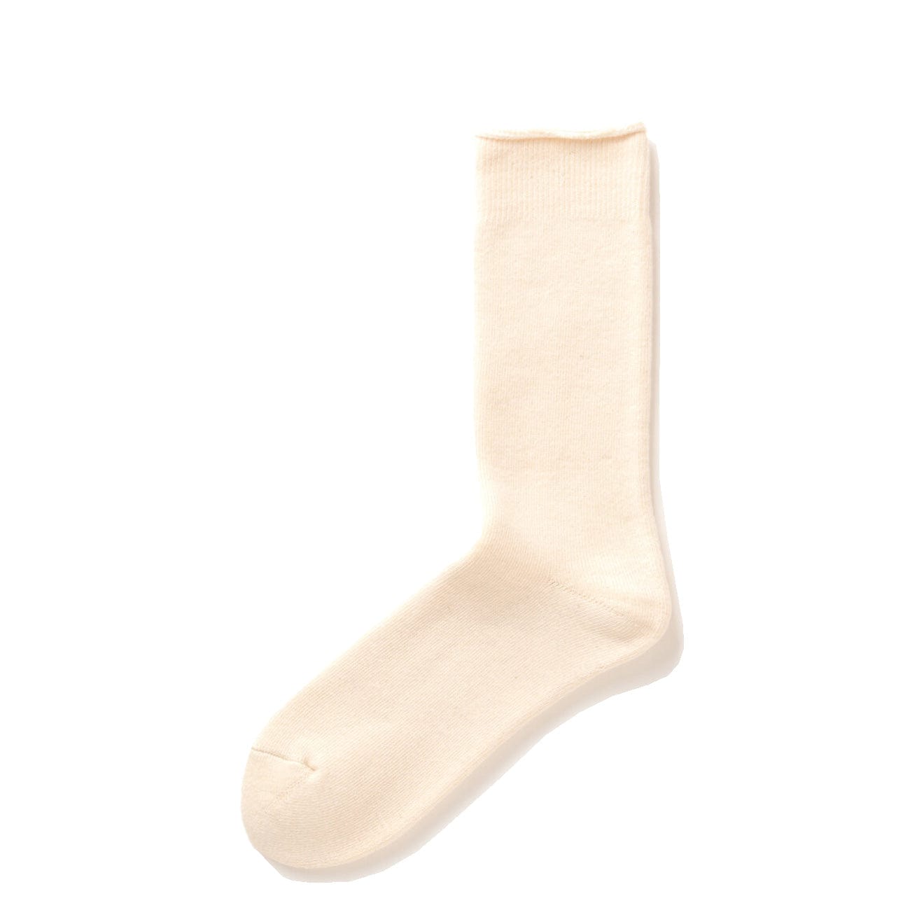 RoToTo Organic Daily 3 Pack Crew Socks Ecru RoToTo