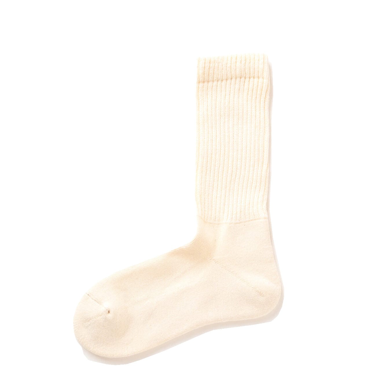 RoToTo Organic Daily 3 Pack Crew Socks Ecru RoToTo