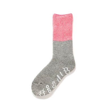 RoToTo Teasel Socks Pink / Light Gray RoToTo