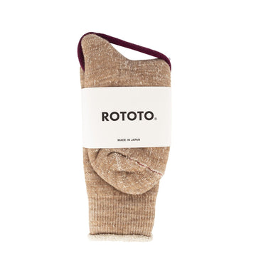 RoToTo Double Face Socks Camel RoToTo