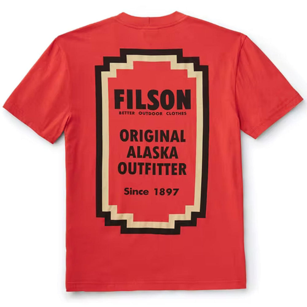 Filson S/S Lightweight Outfitter T-Shirt Red Filson