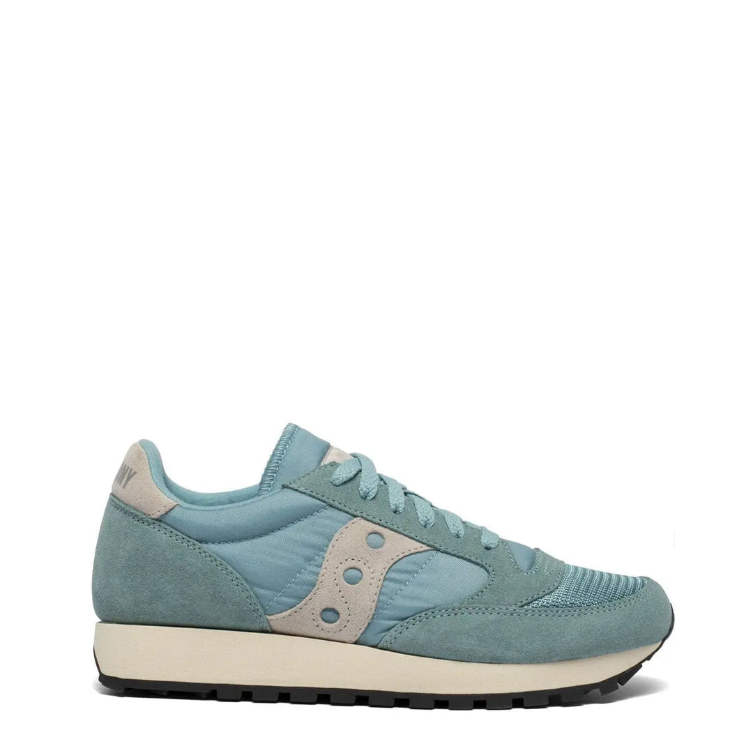 Saucony Womens Jazz Original Vintage Trainers Blue Tan Parasol Store